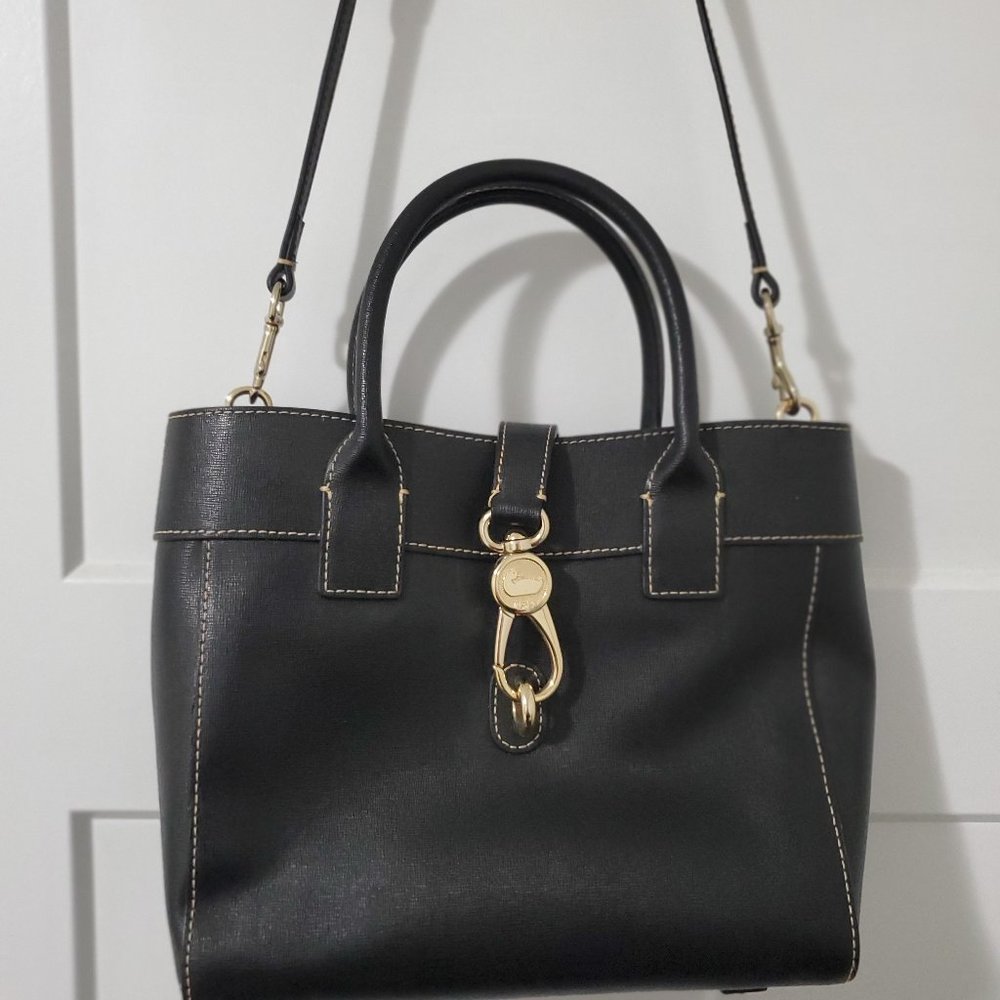 Dooney & Bourke Cara Saffiano Leather Satchel/Crossbody Bag